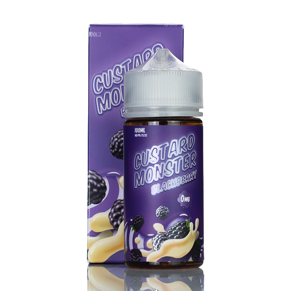 Custard Monster - No Nicotine Vape Juice - 100ml - Black Coral